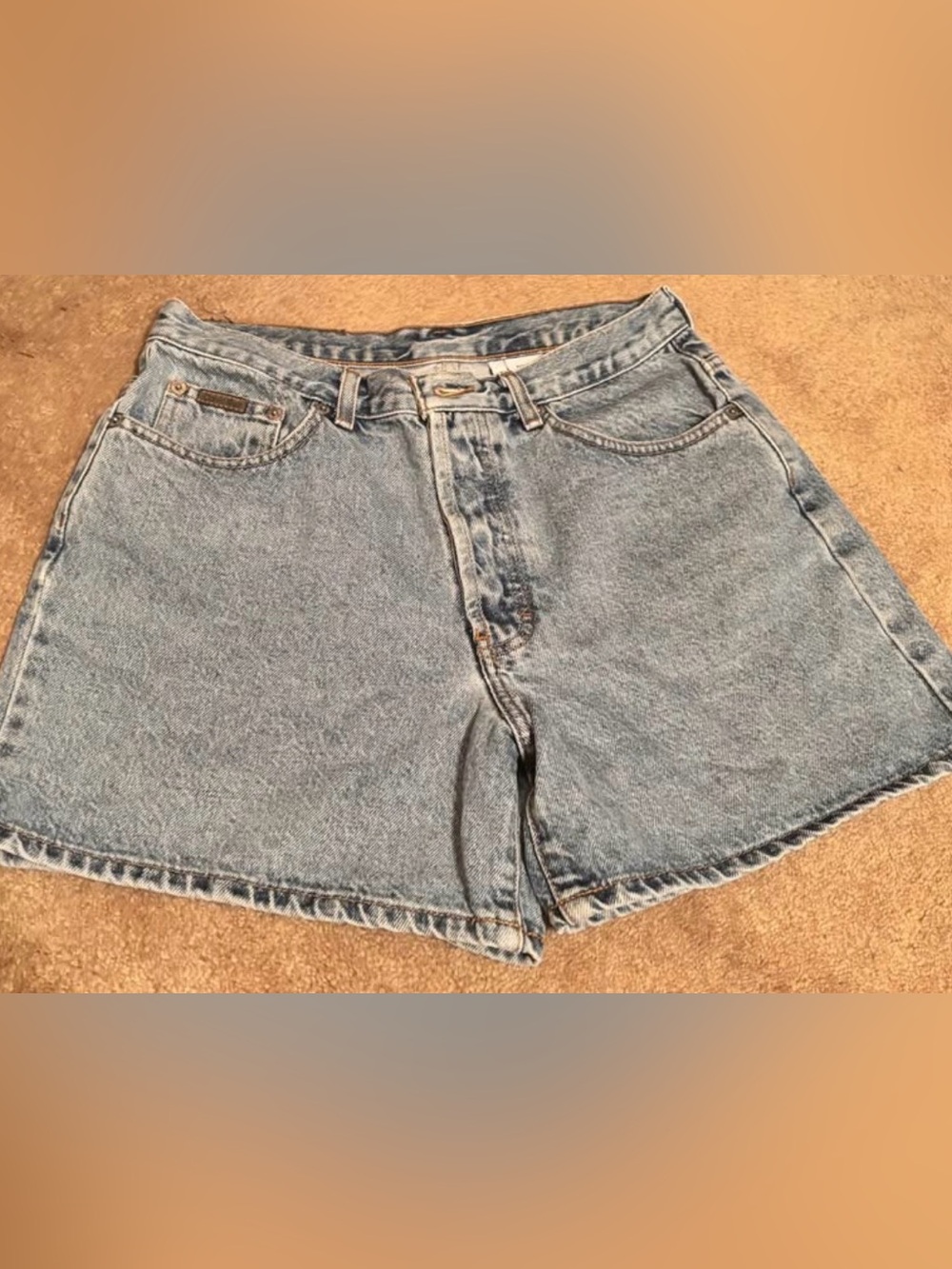 Calvin Klein Classic Light Blue Denim Women's Shorts/Jorts